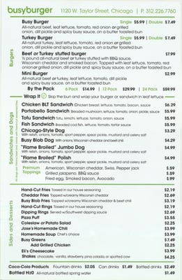 Menu photo 7 Busy Burger Chicago, IL