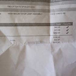 This is the estimate to have it repaired