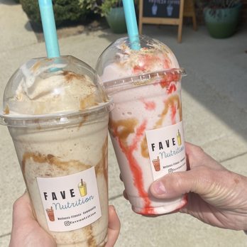 FAVE Nutrition - Apple pie smoothie and strawberry cheesecake smoothie - Juice Bars & Smoothies Near Me - Wake Forest, North Carolina