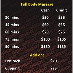 Touch Of The Orient - Price list as of April 15, 2015