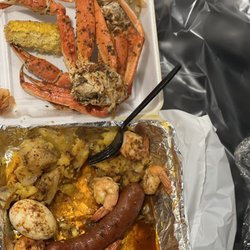 Krab Kingz - King  Crab  1. Krab and Shrimp Platter Dinner