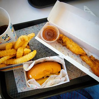 Joyland - Joyland Bacon Cheeseburger, Joystick, Crinkle Fries - New American Near Me - Nashville, Tennessee