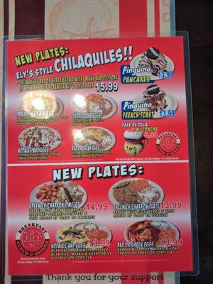 Menu photo 7 Ely's Restaurant Las Vegas, NV