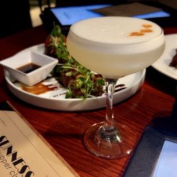 Matador cocktail and Crispy Tuna Matador cocktail and Crispy Tuna