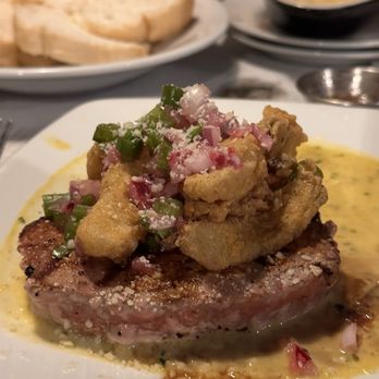 Half Shell Oyster House - Tuna Esplanade. Sauce makes it! - Cajun/Creole Near Me - Mobile, Alabama