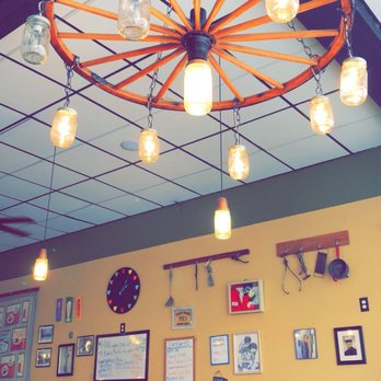 Colonial Room - I loved this chandelier made with mason jars - American Near Me - Sanford, Florida Colonial Room - I loved this chandelier made with mason jars - American Near Me - Sanford, Florida