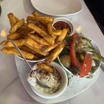 Dvine Mediterranean Experience - Long Beach - Fries & * Mediterranean Salad - Mediterranean Near Me - Long Beach, California Dvine Mediterranean Experience - Long Beach - Fries & * Mediterranean Salad - Mediterranean Near Me - Long Beach, California