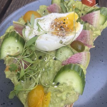 Republik Coffee Burbank - Avocado toast soooo delicious - Cafes Near Me - Burbank, California