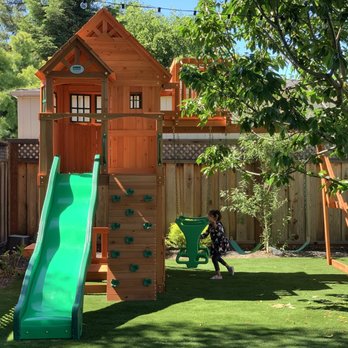 California Turf Supply - Play area padding underneath the turf for safe play structure installation. - Artificial Turf Near Me California Turf Supply - Play area padding underneath the turf for safe play structure installation. - Artificial Turf Near Me