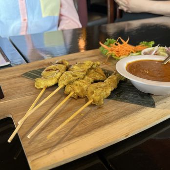 Thai Rhapsody - Pork satay - Thai Near Me - Mill Creek, Washington Thai Rhapsody - Pork satay - Thai Near Me - Mill Creek, Washington