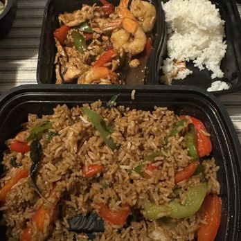 Thai House Street Eats - Spicy Fried Rice - Medium spice -- was not spicy at all. Hot Spicy Basil with chicken Hot & Spicy Basil Over Rice - Thai Near Me - Lakewood, California Thai House Street Eats - Spicy Fried Rice - Medium spice -- was not spicy at all. Hot Spicy Basil with chicken Hot & Spicy Basil Over Rice - Thai Near Me - Lakewood, California
