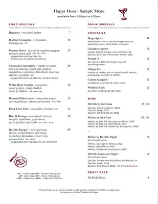 Menu photo 1 DeLille En Ville Seattle, WA Menu photo 1 DeLille En Ville Seattle, WA