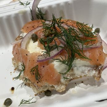 Apollo Bagels - Everything bagel with smoked salmon - Bagels Near Me - New York, New York Apollo Bagels - Everything bagel with smoked salmon - Bagels Near Me - New York, New York
