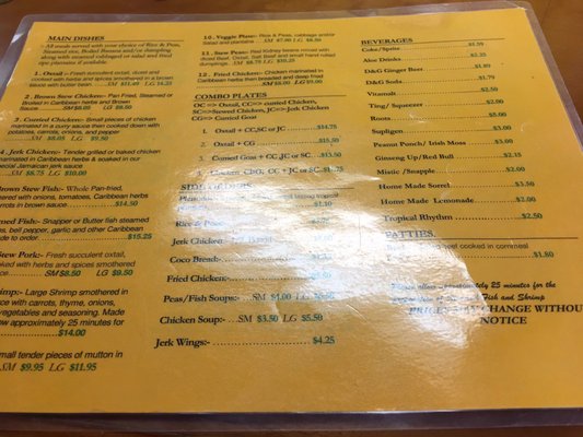 Menu photo 6 Sunshine Jamaican Restaurant Stone Mountain, GA Menu photo 6 Sunshine Jamaican Restaurant Stone Mountain, GA