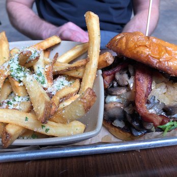 Burger Bench - Bench burger and truffle fries - American Near Me - Escondido, California