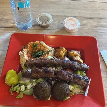 Pita Kitchen - Greek salad , Regular Hummus, grilled meat , grilled chicken kabob, and falafel. - Mediterranean Near Me - Buckeye, Arizona Pita Kitchen - Greek salad , Regular Hummus, grilled meat , grilled chicken kabob, and falafel. - Mediterranean Near Me - Buckeye, Arizona
