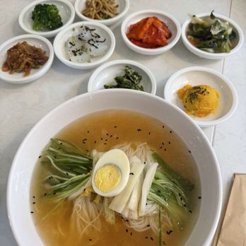 Olle Korean Cuisine - Kimchi cold noodles - Korean Near Me - Los Angeles, California Olle Korean Cuisine - Kimchi cold noodles - Korean Near Me - Los Angeles, California