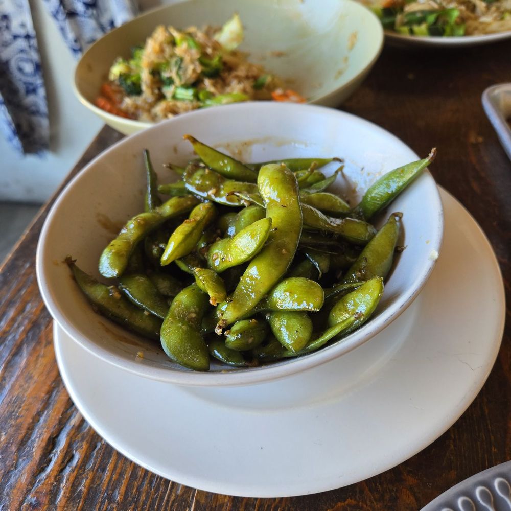 Summer Buffalo - Garlic Edamame - Thai Near Me - Burbank, California Summer Buffalo - Garlic Edamame - Thai Near Me - Burbank, California