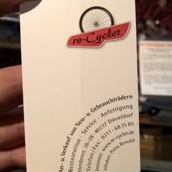 Re-Cycler - Visitenkarte