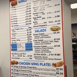 Blue Store Chicken 3 - Menu 10/17/25