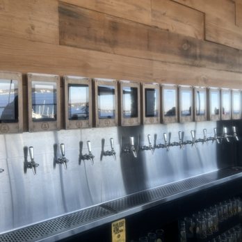 Oak & Stone - Beer wall upstairs - Pizza Near Me - Bradenton, Florida Oak & Stone - Beer wall upstairs - Pizza Near Me - Bradenton, Florida