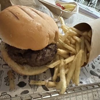 Cubby's - Double burger with bacon and Rosemary Fries - New American Near Me - South Jordan, Utah