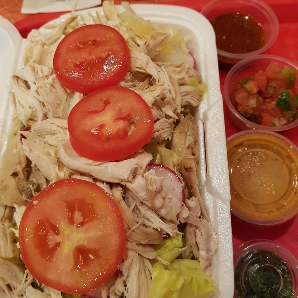 Pollo Mania - Chicken salad ($7.50) - Peruvian Near Me - El Monte, California