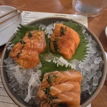 Tobiuo Sushi & Bar - Salmon Flight - Sushi Bars Near Me - Katy, Texas Tobiuo Sushi & Bar - Salmon Flight - Sushi Bars Near Me - Katy, Texas