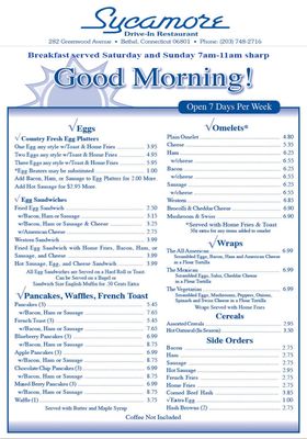 Menu photo 7 Sycamore Drive-In Bethel, CT Menu photo 7 Sycamore Drive-In Bethel, CT