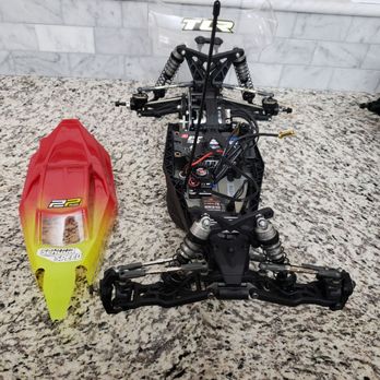 Hobby Action Raceway - my TLR22 4.0 with all top gear from Hobby Action raceway shop - Hobby Shops Near Me - Chandler, Arizona