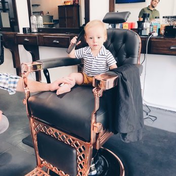 Americano Barber - Getting comfortable in the big chair. - Barbers Near Me - Long Beach, California
