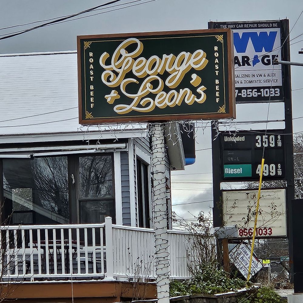 George & Leon’s - Outside Sign - Sandwiches Near Me - Westbrook, Maine George & Leon’s - Outside Sign - Sandwiches Near Me - Westbrook, Maine