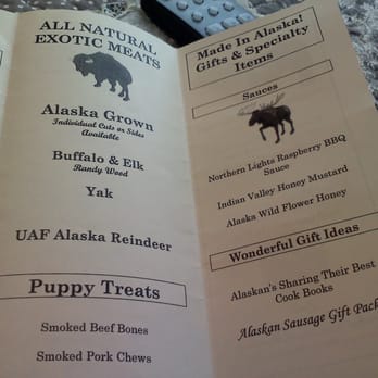 Delta Meat & Sausage - a menu for a restaurant - Specialty Food Near Me - Delta Junction, Alaska