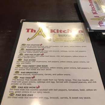 Thai Kitchen - Lunch menu - Thai Near Me - Albuquerque, New Mexico