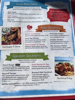 Menu photo 5 The Crab Trap, Destin Destin, FL Menu photo 5 The Crab Trap, Destin Destin, FL