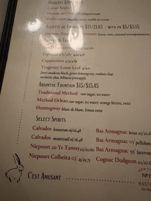 Menu photo 4 Saint George Bistro Hastings on Hudson, NY