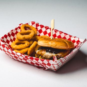 Fire King Burger - The Texan RGV Burger and Onion Rings - Food Trucks Near Me - Pharr , Texas Fire King Burger - The Texan RGV Burger and Onion Rings - Food Trucks Near Me - Pharr , Texas