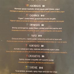 Great tapas selection Great tapas selection
