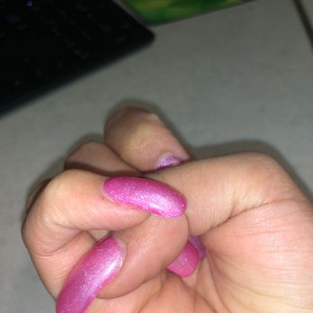 Gummme Nails & Spa - you can see the pinky nail shape just looks like a BLOB, not even a little bit squared - Nail Salons Near Me - Bellflower, California Gummme Nails & Spa - you can see the pinky nail shape just looks like a BLOB, not even a little bit squared - Nail Salons Near Me - Bellflower, California