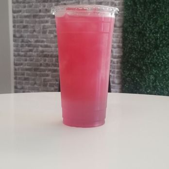 Smooth Moves - a pink drink in a plastic cup - Juice Bars & Smoothies Near Me - Richmond, Texas