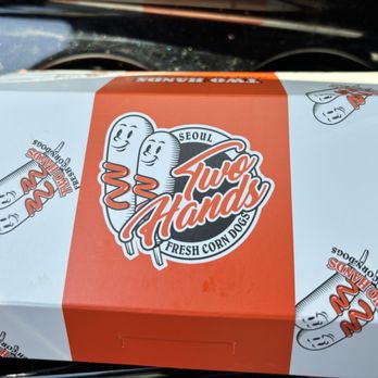 Two Hands Seoul Fresh Corn Dogs - To go box - Fast Food Near Me - Mesa, Arizona
