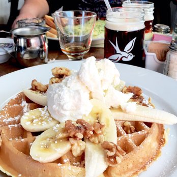 JT's Cafe - Bananas Foster Waffles. - Breakfast & Brunch Near Me - Blue Point, New York JT's Cafe - Bananas Foster Waffles. - Breakfast & Brunch Near Me - Blue Point, New York