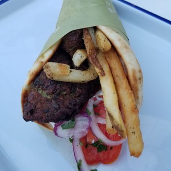 GRECO - Veggie pita - must try! Vegetarian or not, I highly recommend everyone tastes this. - Greek Near Me - Boston, Massachusetts