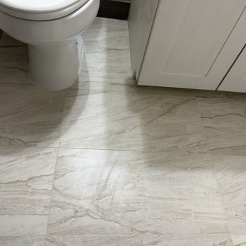 Cyber Remodeling - New bathroom floor - Flooring Near Me