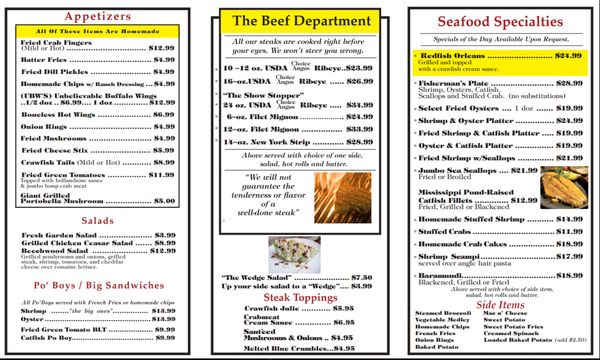 Menu photo 7 Beechwood Restaurant & Lounge Vicksburg, MS Menu photo 7 Beechwood Restaurant & Lounge Vicksburg, MS