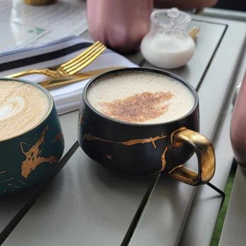 Sugar and Scribe - Latte and a Chai latte. The chai was so delicious and soothing for my sore throat, not too sweet just right - Bakeries Near Me - La Jolla, California Sugar and Scribe - Latte and a Chai latte. The chai was so delicious and soothing for my sore throat, not too sweet just right - Bakeries Near Me - La Jolla, California