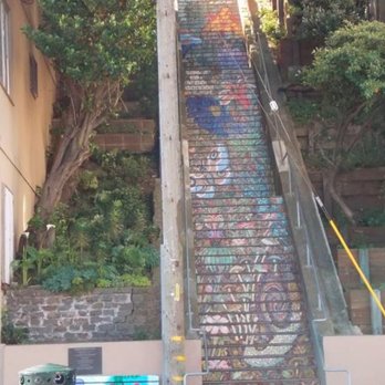 Hidden Garden Steps - Public Art Near Me - San Francisco, California Hidden Garden Steps - Public Art Near Me - San Francisco, California