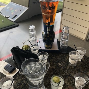Topgolf - Modelo beer tower - Golf Near Me - Las Vegas, Nevada