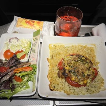 American Airlines - Stuffed Pepper - new dinner menu! (02/19/24) - Airlines Near Me - East Elmhurst, New York