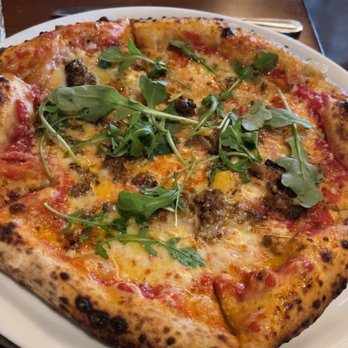 Hearth and Herron - Sausage Pizza - New American Near Me - Hendersonville, North Carolina Hearth and Herron - Sausage Pizza - New American Near Me - Hendersonville, North Carolina